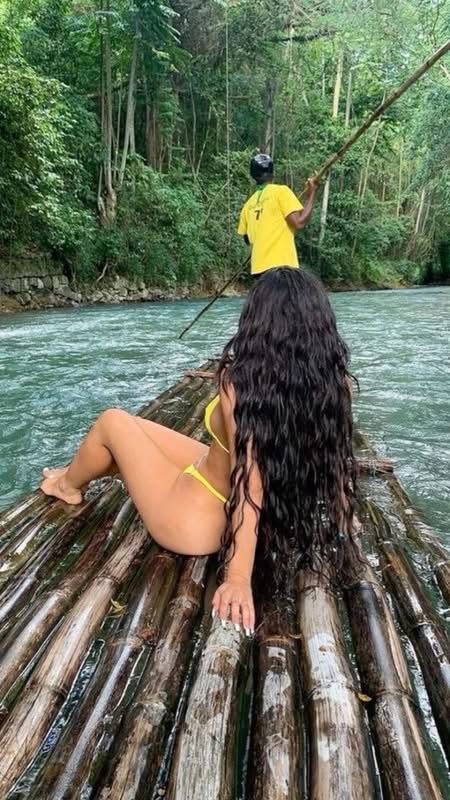 Bamboo rafting